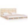 Modern 120x200 cm Solid Pine Wood Bed Frame | HiPo Market