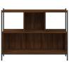 Stylish Brown Oak Bookcase - Ample Storage & Sturdy Design