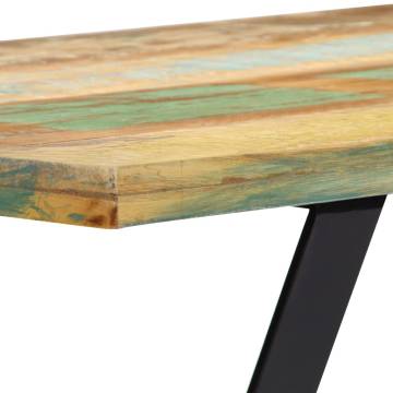 Bench 160 cm Solid Reclaimed Wood - Industrial Style