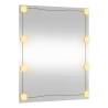 LED Wall Mirror 50x60 cm - Modern Glass Design | HipoMarket