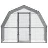 Durable Chicken Cages with Roof & Door - 2 pcs Galvanised Steel