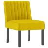 Stylish Yellow Velvet Slipper Chair - Comfort for Your Home