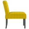 Stylish Yellow Velvet Slipper Chair - Comfort for Your Home