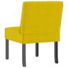 Stylish Yellow Velvet Slipper Chair - Comfort for Your Home