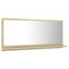 Sonoma Oak Bathroom Mirror - Stylish & Functional Design