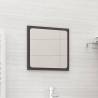 Bathroom Mirror High Gloss Grey 40x1.5x37 cm Engineered Wood Colour high gloss grey Size 40 x 1.5 x 37 cm Quantity in Package 1 