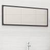 Bathroom Mirror Grey 100x1.5x37 cm Engineered Wood Colour grey Size 100 x 1.5 x 37 cm Quantity in Package 1 