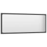 Stylish Bathroom Mirror - Grey 100x1.5x37 cm | Hipomarket