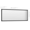 Stylish Bathroom Mirror - Grey 100x1.5x37 cm | Hipomarket