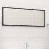 Bathroom Mirror Grey 90x1.5x37 cm Engineered Wood Colour grey Size 90 x 1.5 x 37 cm Quantity in Package 1 