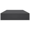 Bookshelf Boards 8 pcs Grey - Durable Storage Solution