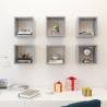 Wall Cube Shelves Set - 6 pcs Concrete Grey | Hipo Market