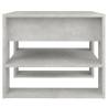 Concrete Grey Coffee Table - 55.5x55x45 cm Engineered Wood