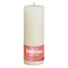 Bolsius Rustic Pillar Candles Shine - 4 pcs Soft Pearl