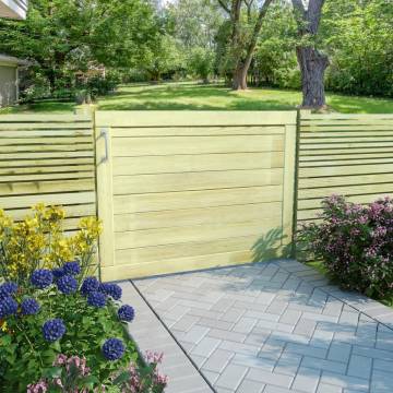 Durable Garden Gate - Impregnated Pinewood 75x100 cm