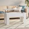 Coffee Table White 101x49x52 cm Engineered Wood Colour white Quantity in Package 1 