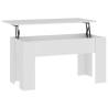 Modern White Coffee Table - 101x49x52 cm | HipoMarket UK