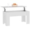 Modern White Coffee Table - 101x49x52 cm | HipoMarket UK