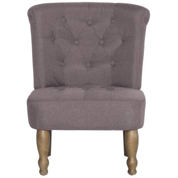 Elegant Taupe French Chair - Timeless Home Style | HipoMarket