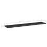 High Gloss Black Bookshelf Boards - 4 pcs | Hipomarket UK