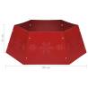 Red Christmas Tree Skirt Ø68x25 cm - Holiday Charm