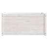 Buy Garden Planter White 100x50 cm | Solid Pinewood