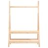 Solid Wood Pine Clothes Rack - 100x45.5x150 cm | Hipomarket