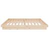 Solid Wood Bed Frame 135x190 cm Double | HipoMarket