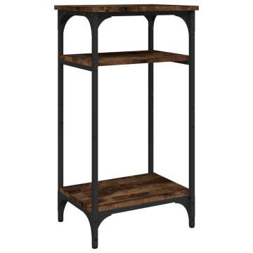 Stylish Smoked Oak Side Table | 40x30x75 cm | Hipomarket