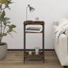 Stylish Smoked Oak Side Table | 40x30x75 cm | Hipomarket