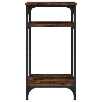 Stylish Smoked Oak Side Table | 40x30x75 cm | Hipomarket