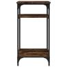 Stylish Smoked Oak Side Table | 40x30x75 cm | Hipomarket