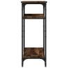 Stylish Smoked Oak Side Table | 40x30x75 cm | Hipomarket