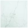 Table Top White 50x50 cm 6 mm Tempered Glass with Marble Design Colour white Size 50 x 50 cm Quantity in Package 1 