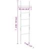 Towel Ladder 170 cm Solid Wood Walnut - Stylish & Functional