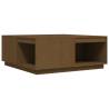 Elegant Honey Brown Coffee Table - Solid Pine Wood