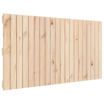 Wall Headboard 127.5x3x60 cm - Solid Wood Pine Elegance