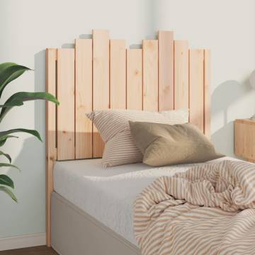 Solid Pine Bed Headboard - 96x4x110 cm | Hipomarket