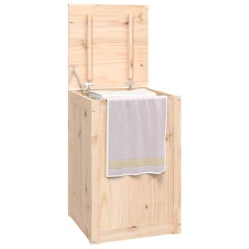 Laundry Box 44x44x66 cm | Solid Wood Pine - Hipomarket