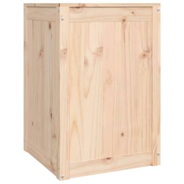 Laundry Box 44x44x66 cm | Solid Wood Pine - Hipomarket