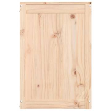 Laundry Box 44x44x66 cm | Solid Wood Pine - Hipomarket