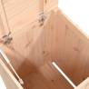 Laundry Box 44x44x66 cm | Solid Wood Pine - Hipomarket