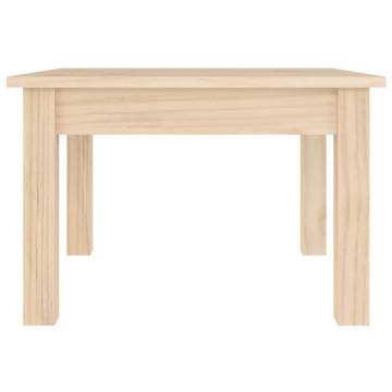 Elegant Solid Pine Coffee Table - 45x45x30 cm | HipoMarket