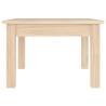 Elegant Solid Pine Coffee Table - 45x45x30 cm | HipoMarket