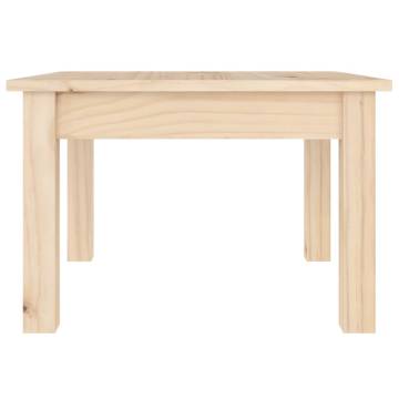 Elegant Solid Pine Coffee Table - 45x45x30 cm | HipoMarket