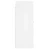 High Gloss White Wall Mounted Cabinet | 69.5x34x90 cm