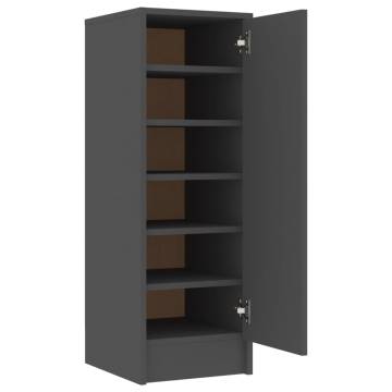 Shoe Cabinet Grey 32x35x92 cm - Stylish Storage Solution