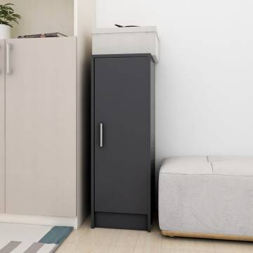 Shoe Cabinet Grey 32x35x92 cm - Stylish Storage Solution