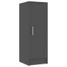 Shoe Cabinet Grey 32x35x92 cm - Stylish Storage Solution