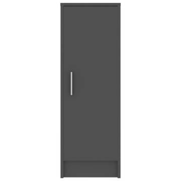 Shoe Cabinet Grey 32x35x92 cm - Stylish Storage Solution